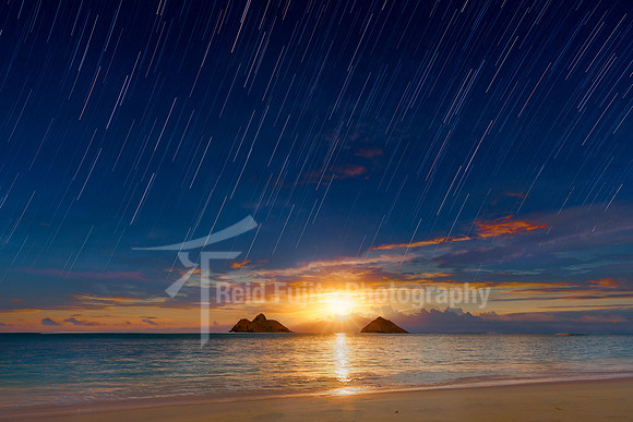 Star Trails and Sunrise
